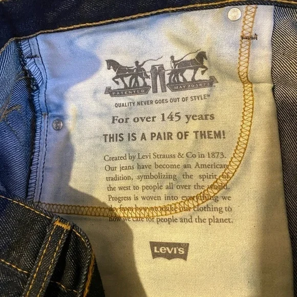 Levi's 517 Blue Jeans Timeless Comfort - Picture 4 of 7